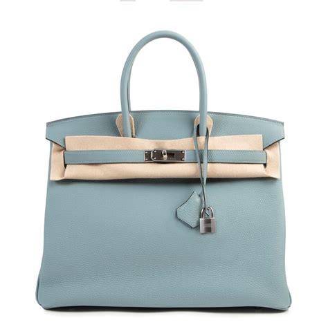 hermes birkin ciel|HERMES Togo Birkin 35 Ciel 785614 .